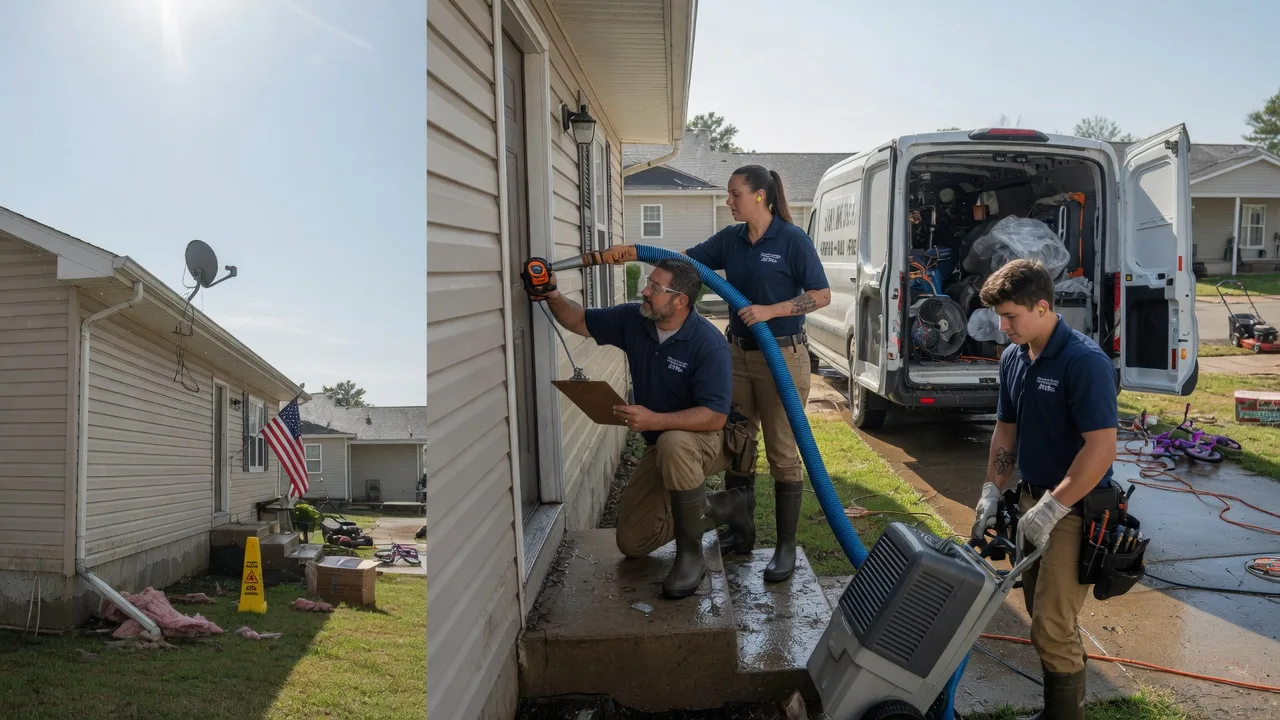Ceiling Water Damage Restoration in Cleveland, VA near me